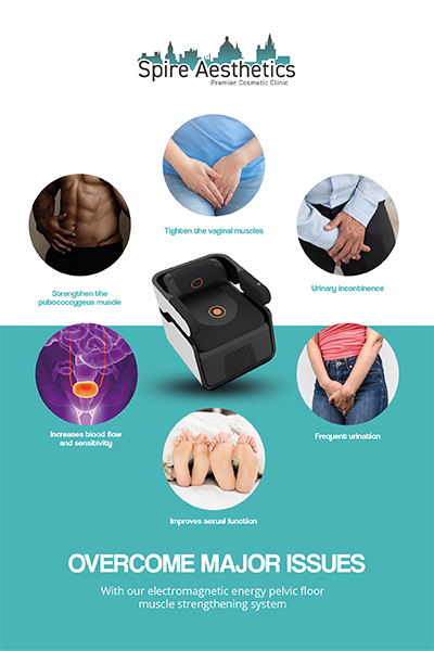 Image of EMS chair to treat Urine leakage Harpenden from Spire Aesthetics