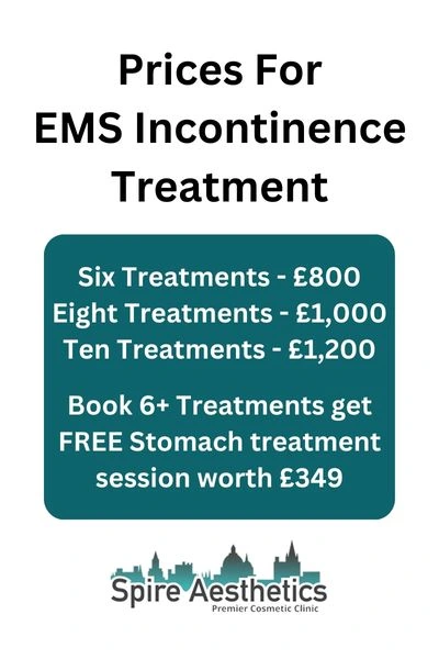 EMS Incontinence Treatment Prices Harpenden